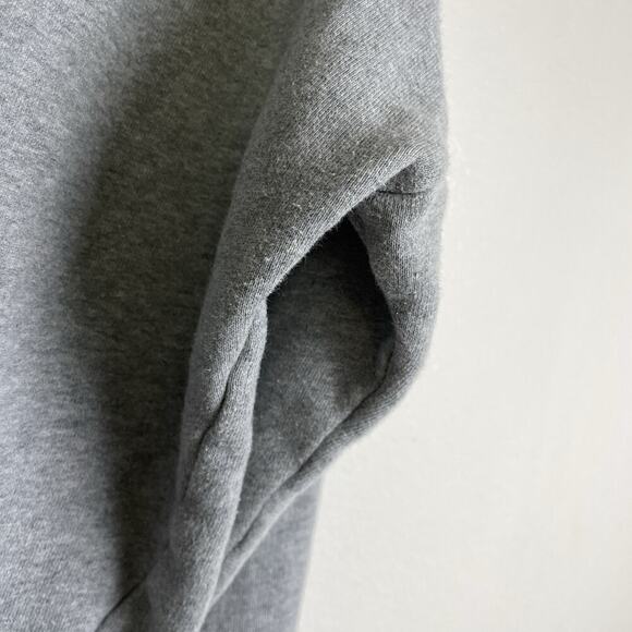 Kin by John Lewis Sweatshirt Gray Womens Small Pullover Crop Drawstring Tie - Picture 8 of 11
